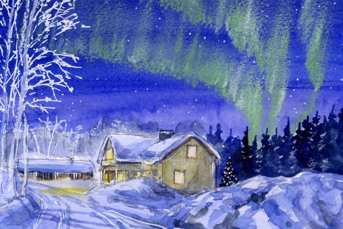 Lapland Snow Cabin Masugnsbyn Ngoại thất bức ảnh