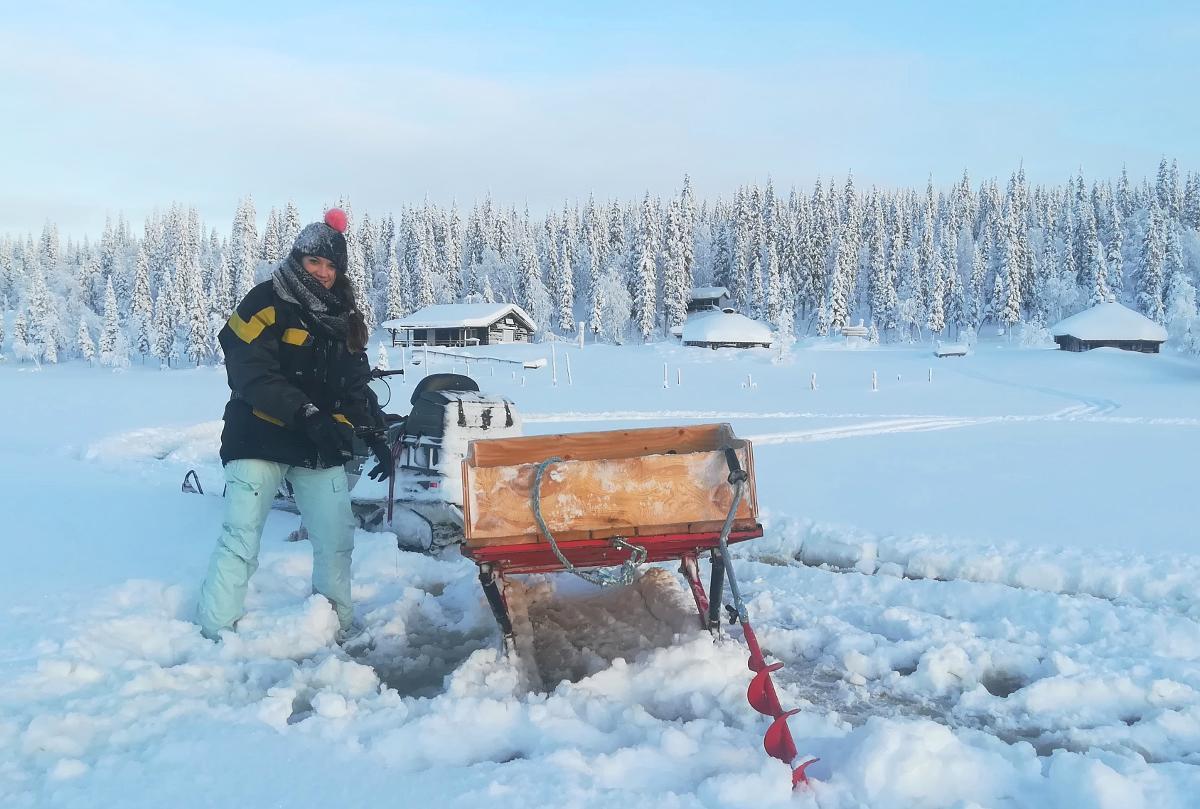 Lapland Snow Cabin Masugnsbyn Ngoại thất bức ảnh
